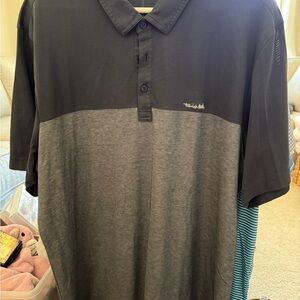 Men's Black and Gray Polo Shirt Travis matthew’s